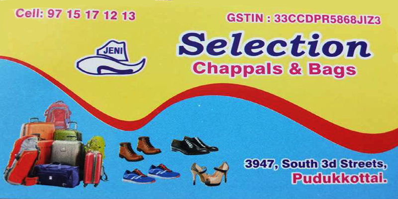 Selection Chappals and Bags Pudukkottai